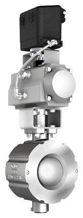 Ball sector valve
