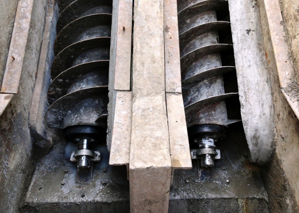 Archimedes screw pump