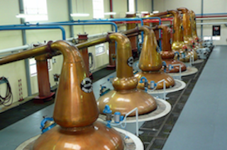 Triple offset butterfly valves for distilleries